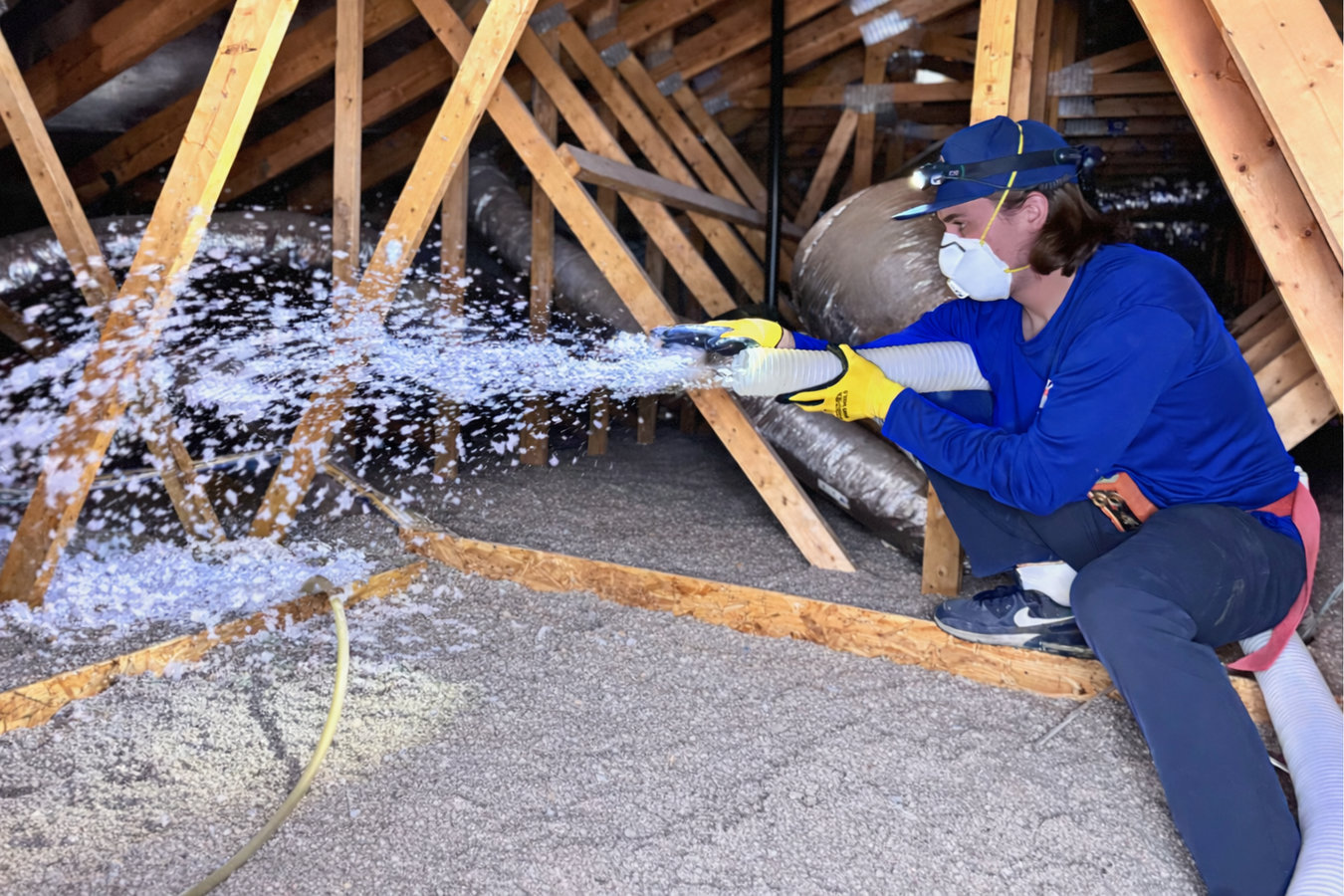 Attic insulation